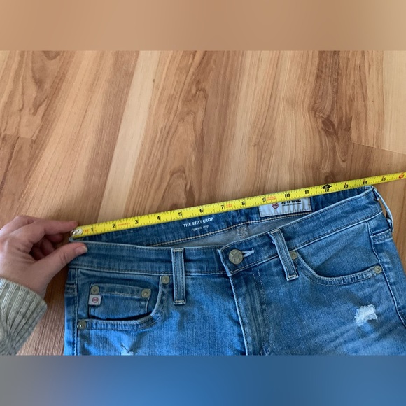 AG Adriano Goldschmied Stilt Crop Cigarette Crop Size 26. Super soft! - Picture 9 of 12